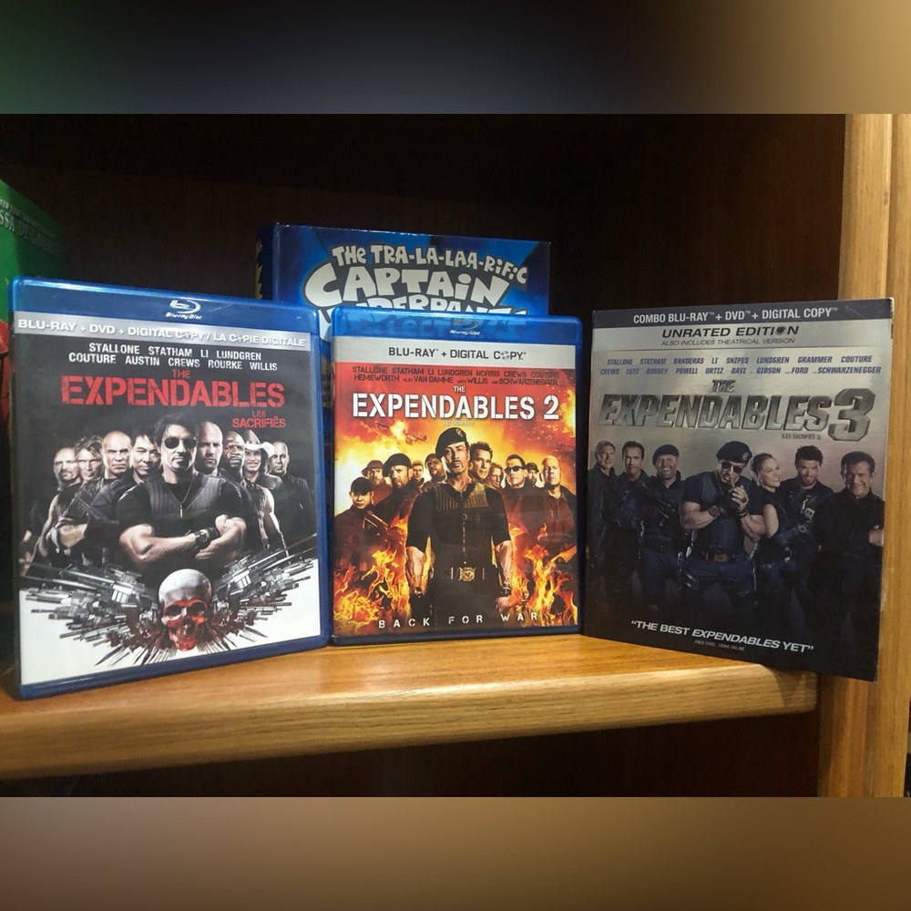 The Expendables Trilogy Blu-ray Set